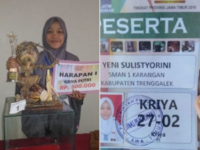 SMAN 1 KARANGAN TRENGGALEK RAIH JUARA &ldquo;HARAPAN 1&rdquo;
