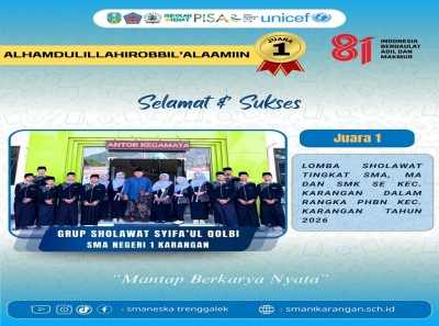 SYIFA&rsquo;UL QOLBI SMANESKA RAIH JUARA 1 PHBN KEC. KARANGAN
