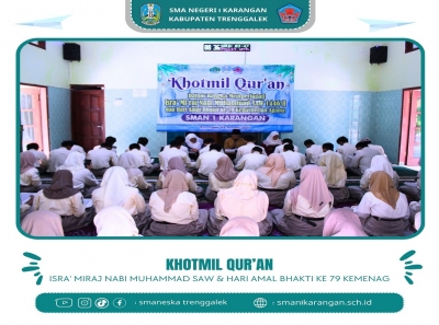 SMANESKA GELAR KHOTMIL QUR'AN PERINGATI (HAB) 79 KEMENAG