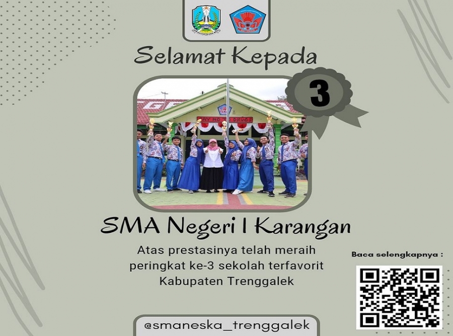 SMANESKA MASUK KATEGORI SEKOLAH TERFAVORIT DI TRENGGALEK