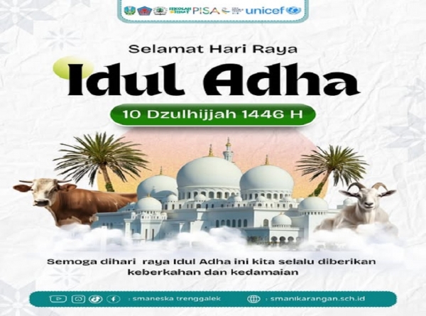 SMANESKA UCAPKAN SELAMAT HARI RAYA IDUL ADHA 1446 H