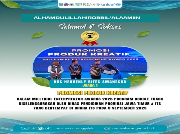 KUS HEAVENLY BITES SMANESKA SABET JUARA 1 DI AJANG MEA 2025!