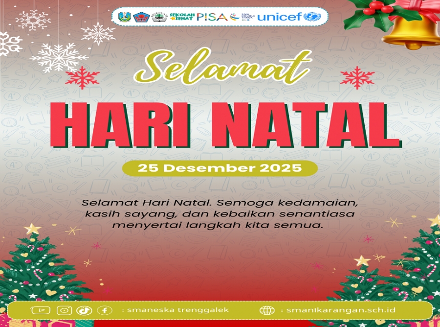 SMANESKA UCAP SELAMAT HARI NATAL 2025 TEBAR DAMAI DAN KASIH