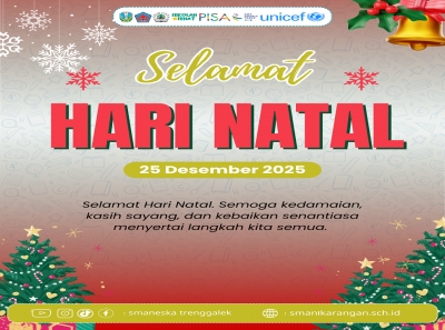 SMANESKA UCAP SELAMAT HARI NATAL 2025 TEBAR DAMAI DAN KASIH
