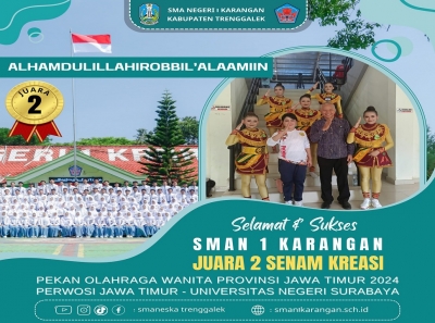 SMANESKA JUARA 2 PORWAPROV KE-1 CABOR SENAM KREASI JAWA TIMUR