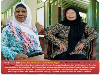 GURU MATEMATIKA KITA BUNDA DRA. HJ. RAHAJU ASTUTI