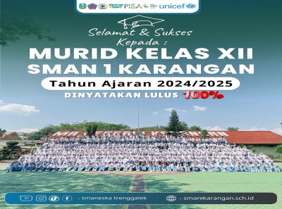 325 MURID KELAS XII SMANESKA LULUS 100% PADA T/A 2024/2025