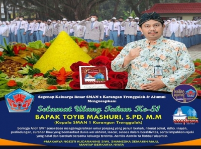 SELAMAT ULANG TAHUN BAPAK TOYIB MASHURI, S.PD, M.
