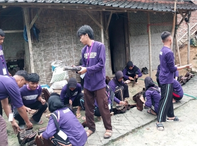 PRAMUKA SMAN 1 KARANGAN BERSINERGI DALAM GIAT PW 2024