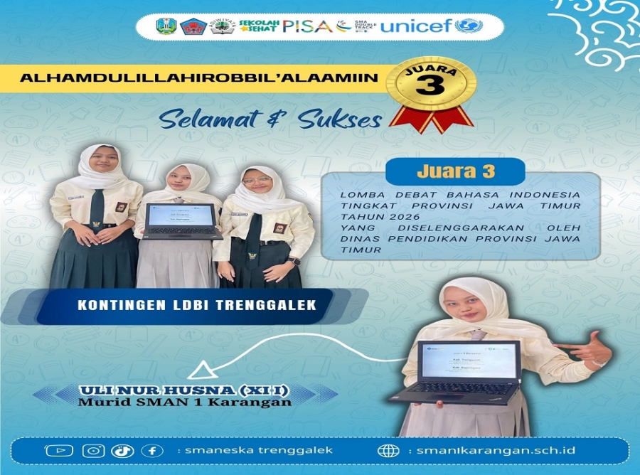 ULI NUR H. (XI&ndash;I) MURID SMANESKA PERKUAT LDBI JUARA 3 PROVINSI