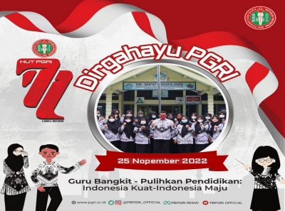 DIRGAHAYU PERSATUAN GURU REPUBLIK INDONESIA (PGRI)