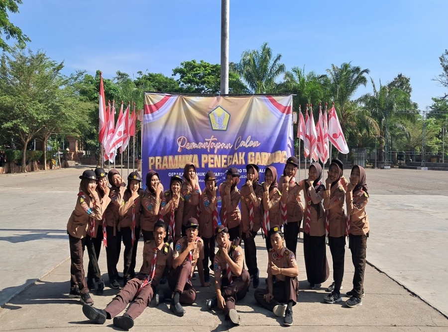 AMBALAN DEWAMADIEN IKUTI PEMANTAPAN PRAMUKA GARUDA