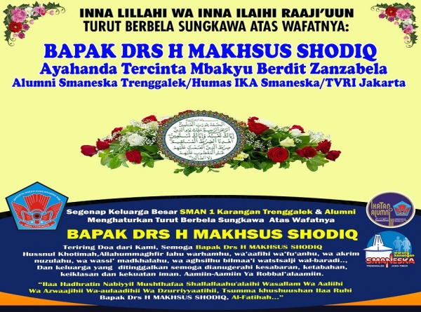 SMANESKA TURUT BERDUKA ATAS MENINGGALNYA KELUARGA ALUMNI