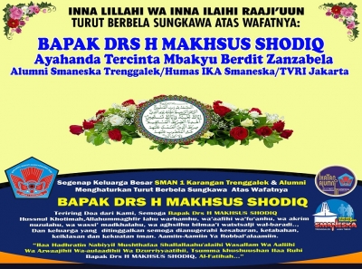 SMANESKA TURUT BERDUKA ATAS MENINGGALNYA KELUARGA ALUMNI