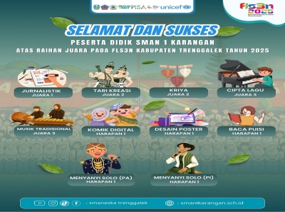 PRESTASI GEMILANG SMAN 1 KARANGAN DI FLS3N TAHUN 2025